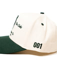 Weekend At The Links Essential Snapback // Cream & Green